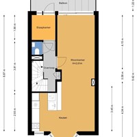 Rotterdam, Schout van Groenewegenstraat, 5-kamer appartement - foto 4